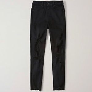 Abercrombie Black Simone High Rise Ankle  25
